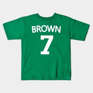 Jaylen Brown (Front & Back) Kids T-Shirt